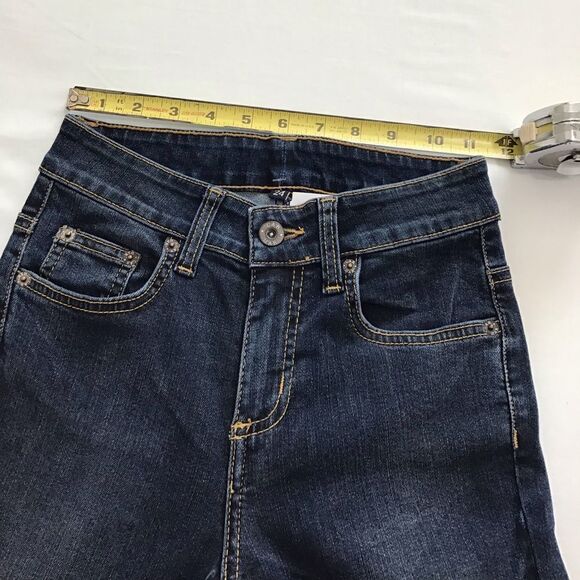 CARMAR Blue Bell Bottom Denim Jeans New Size 24 - Picture 9 of 11